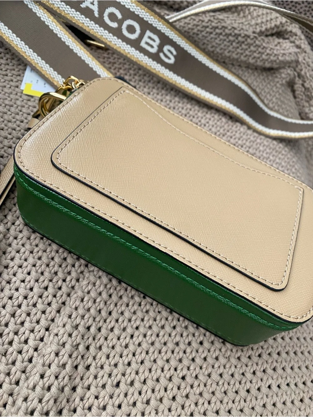 Marc Jacobs leather snap shot crossbody bag NEW NWT